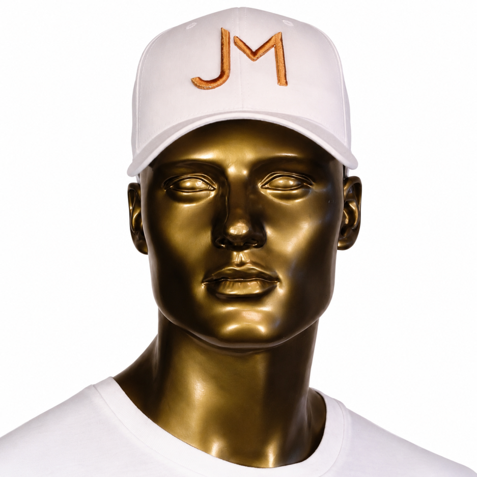 New Edition Witte JM trucker (Brons Logo)