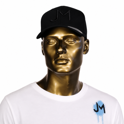 New Edition Black JM trucker cap