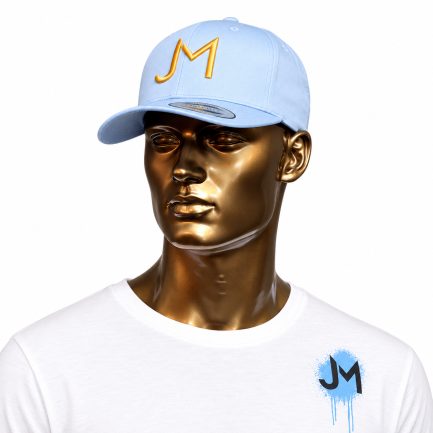 New Edition Blauw JM Cap (Gold JM)