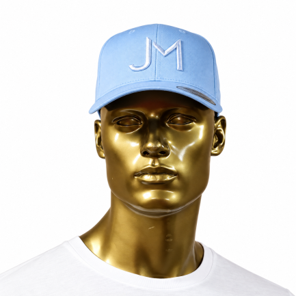 New Edition blauw JM trucker cap (blauw logo)
